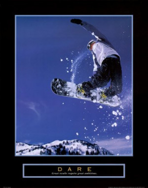 Snowboard Motivational Poster Inspirational Art Print 22x28 Sports Art ...