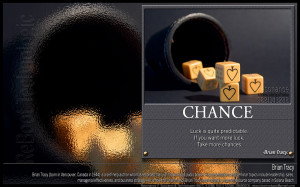 Monday Morning Quotes: Quote On Desk : Chance