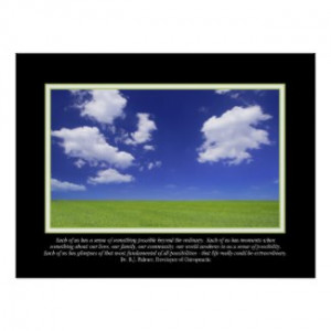 ... “Extraordinary Life” poster features Dr. B.J. Palmer’s quote