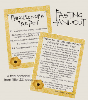 Click Here to Print my Fasting Handout