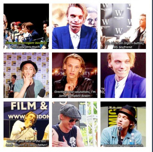 Jamie Campbell Bower Jace Wayland Funny Moments