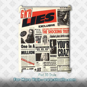 Guns N’ Roses Quotes iPad Case Back Cover for ipad Mini, iPad Air ...