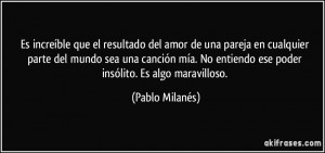 Es increíble que el resultado del amor de una pareja en cualquier ...