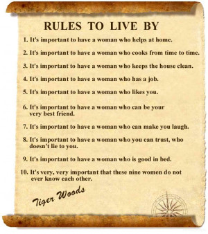 Rules to live by