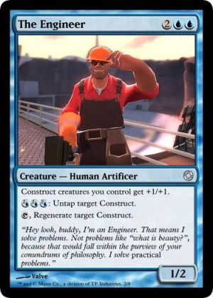 Engineer TF2 Cards