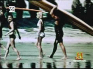 Duke Kahanamoku's original Australian surfboard