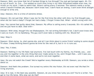 Dawson's Creek quote