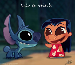 Classic Disney Movie Characters Chibi Style by Artist David Gilson