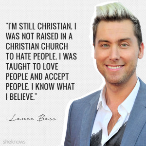10 Inspirational Lance Bass quotes about being gay and coming out