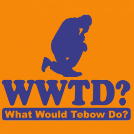 What Would Tebow Do Funny Denver Broncos Tee
