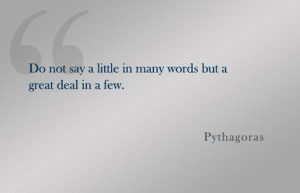 Quote: Pythagoras