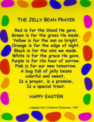 Easter Jelly Beans Prayer, Easterparty, Sunday Schools, Jelly'S Beans ...