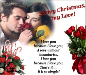 Merry christmas my love Merry Christmas Love Quotes