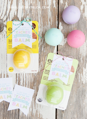EOS You’re the Balm Teacher Thank You Tags