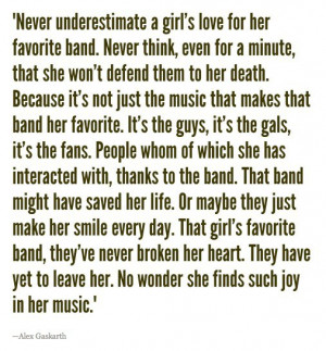 Never Underestimate A Girl's Love For Her Favorite Band. They Might ...