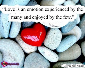 WhisperingLove.org, love, emotion, experience, enjoy, George Jean ...