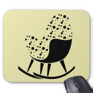 Abstract Rocking Chair Mousepad