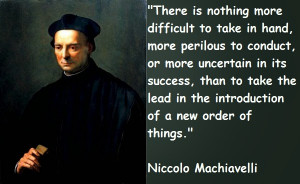 The New Machiavelli - An Election Extra