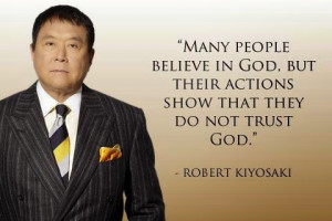 believe in God, but their actions show that they do not trust God ...