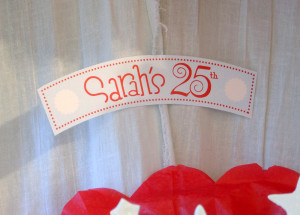 New Party Design - Happy 25th Sarah!