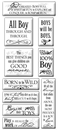 ... sticker boy epoxy quote more family scrapbooking quotes boys quotes