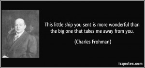 More Charles Frohman Quotes