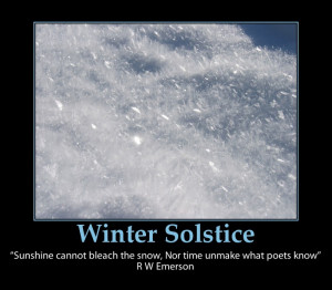 December 22 Inspirational Advent Calendar ~ Winter Solstice