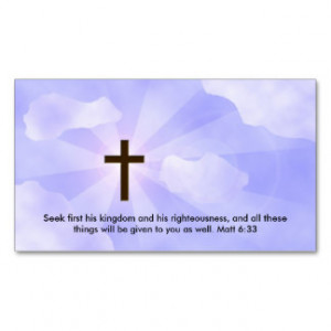 Christian Quotes Business Cards