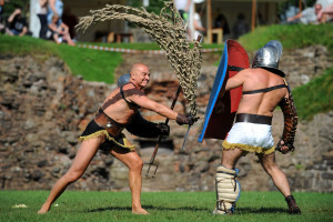 Roman Gladiators Battle The...
