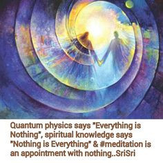 Quantum physics says 