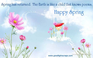 Happy Spring orkut scraps, photo cards, spring online greetings and ...