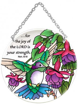 -Hummingbirds & Fuchsias/...for the joy of the LORD is your strength ...