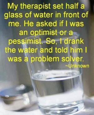 Glass half full or empty?