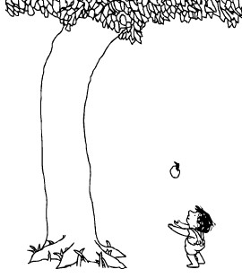 Illustration by Shel Silverstein ~ The Giving Tree