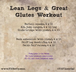 legs and great glutes workout is a great one to recharge your exercise ...