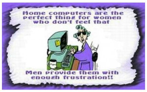 Cartoon: Maxine's home computer