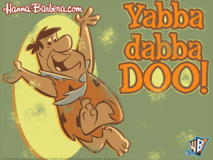 Fred Flintstone Yabba Dabba Doo - flintstones cartoons wallpaper image