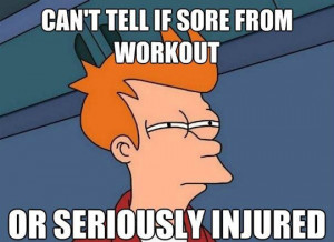 Funny Sore Workout Quotes Tell if sore f.