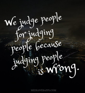 Funny Quotes About Judging People