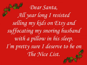 Dear Santa Need Talk