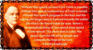 Charles Bradlaugh on Free Speech