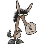 Stubborn Mule Cartoon stubborn mule