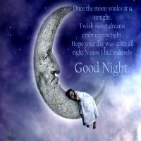 very beautiful Good Night wishes quotes for facebook photo