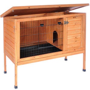 large rabbit hutch plans