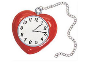 Tin Man Heart Quote Heart clock for tin man in