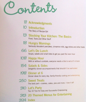 Here’s a sneak peek at the chapters in the book- all meals of the ...