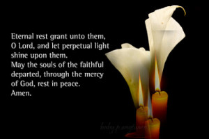 and honor during all saints day and all souls day