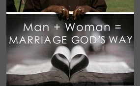 ... marriage be constitutionally defined as between one man and one woman
