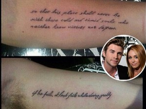 Miley Cyrus And Fiance Liam Hemsworth Get Matching Tattoos–See The ...