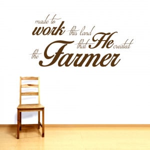 The Farmer - Wall Decals